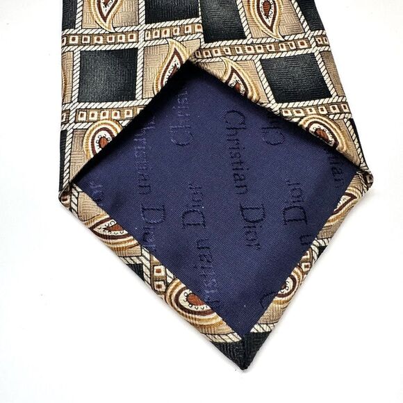 Vintage Christian Dior Silk Tie - Picture 3 of 8